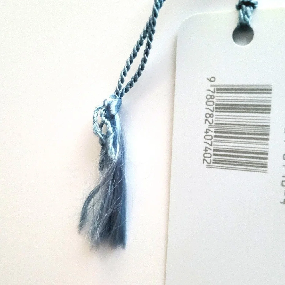 Vintage 90s Dolphins Bookmark, Judy Hand, Flipper Tassel, 1990 Sunshine Thoughts